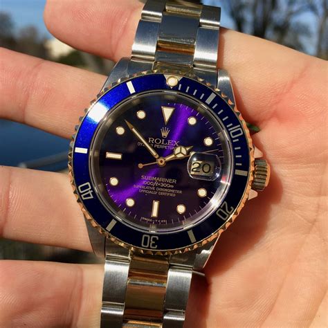 purple face rolex mens|purple Rolex submariner.